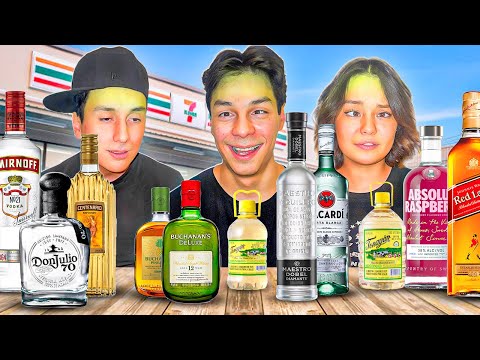 WE TRIED ALL THE BOTTLES OF ALCOHOL AT 7 ELEVEN AND ENDED UP DRUNK - Yair17