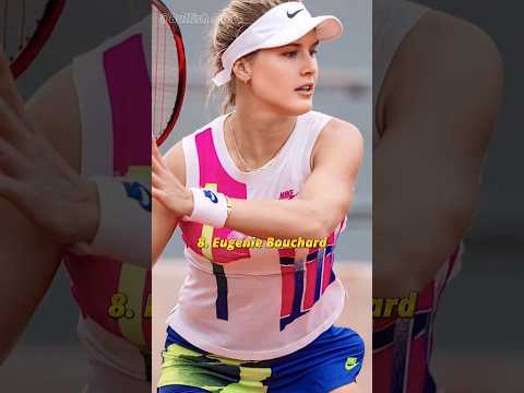 Top 10 Most Beautiful 😍 Female Tennis Players #shorts