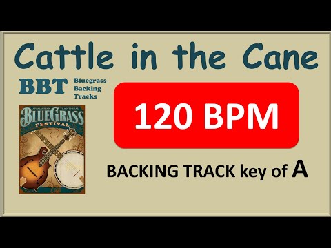 Cattle in the Cane - bluegrass backing track 120 bpm