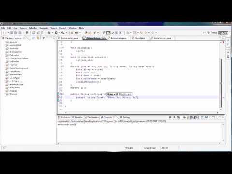 Java Tutorial 37 - Überschreiben / toString