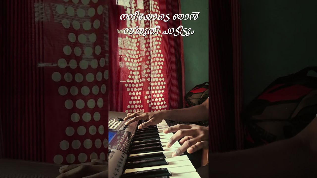 Nanniyode Njan sthuthi paadidum piano cover #piano #musickeyboard #youtubeshorts #shortsfeed #shorts