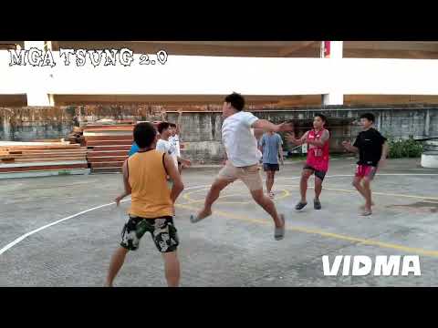 Dayo 500pusta ( 4v4 basketball ) AAA vs SLAUGHTER #MGA TSUNG# basketballgame#friendly game