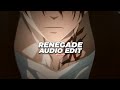 renegade - aaryan shah [edit audio]