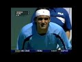 Federer Vs Blake Indian Wells 2006 Court Level Slow Motion