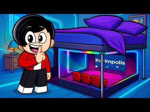 I built a secret cinema in Roblox 🤫 | Karim Plays