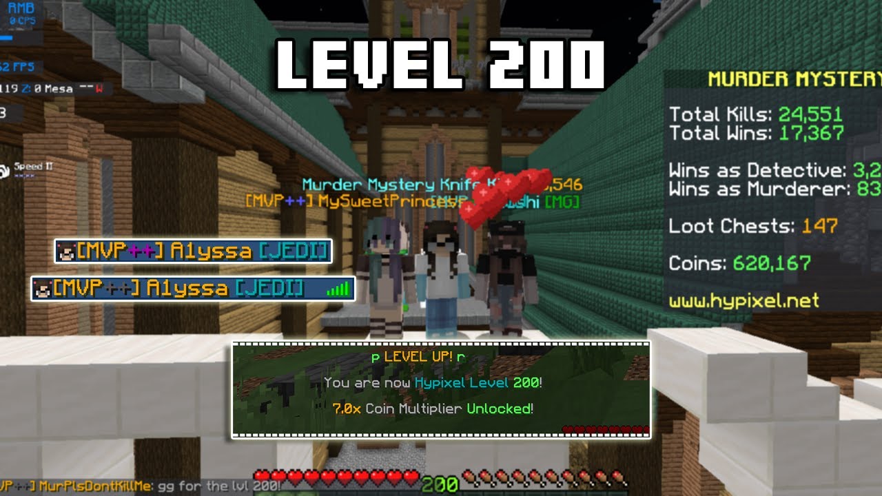 Hitting Level 200!! (Hypixel)