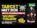 Target NEET 2026 GIB MOCK EXAMINATION IV SPECIAL ONE SHOT SERIES BIOLOGY Xylem NEET 2026