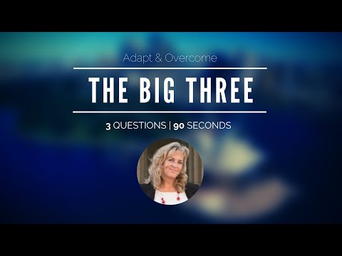 The Big Three | Shelley Smith | April 29, 2020