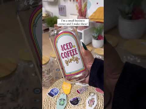 Small Business Showcase || Glassware and Keychains || Product Showcase  #sticker #smallbusinesslove