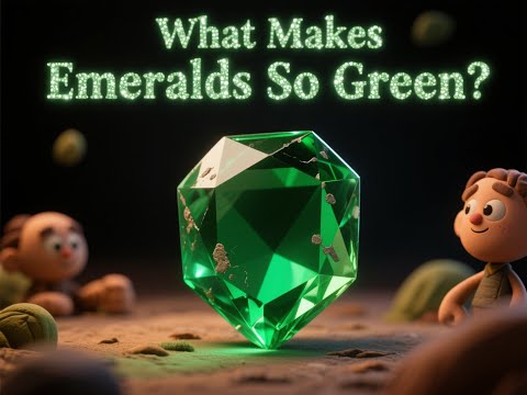 What Makes Emeralds So Green? | Fun Facts for Kids | What Makes Emeralds Green | Green Emeralds