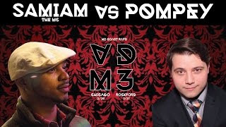 Pompey vs SamIAm the MC - No Coast Raps | VDM3