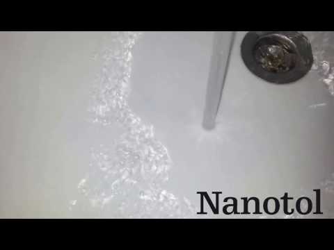 Nanotol Sanitär Cleaner und Protector - Lotuseffekt im Waschbecken