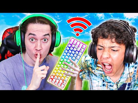 Trolling Him With WIRELESS Keyboard! (RAGE)