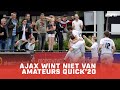 Ajax blameert zich tegen Quick '20 | Samenvatting | Vriendschappelijke wedstrijd