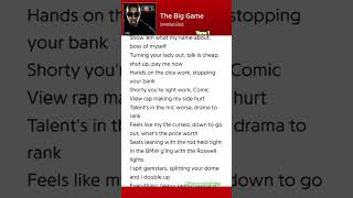 The Big Game Inspectah Deck Verse  1