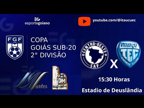 COPA GOIÁS SUB 20 - CENTRO OESTE SAF X ITAUÇU E.C