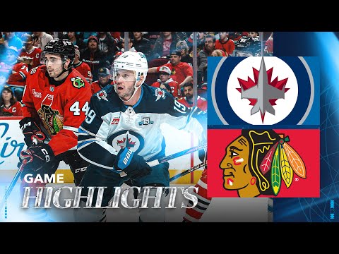 Chicago Blackhawks vs. Winnipeg Jets - Game Highlights