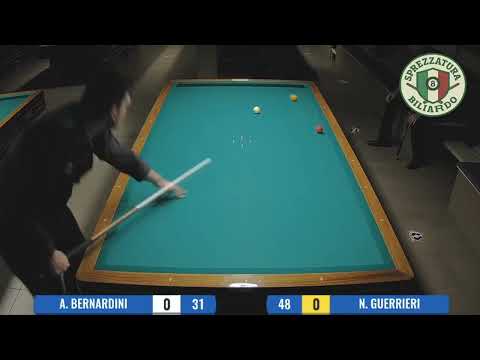 🎯 A. Bernardini VS N. Guerrieri – Sfida Mentale sul Panno Verde ⚔️