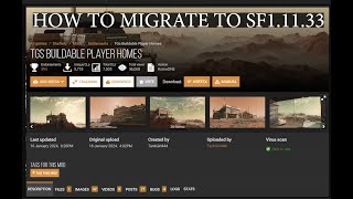 How to Migrate TGS Buildable Player Homes to May Update