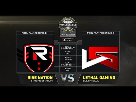 Rise Nation vs Lethal Gaming - CWL Anaheim Open Presented by PlayStation 4 - Day 2