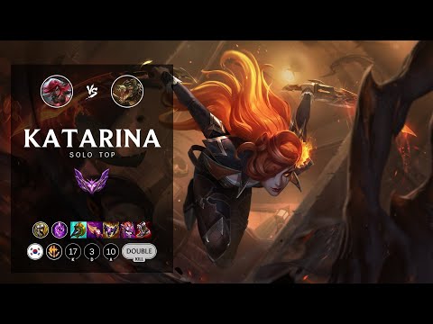 Katarina Top vs Renekton - KR Master Patch 12.15