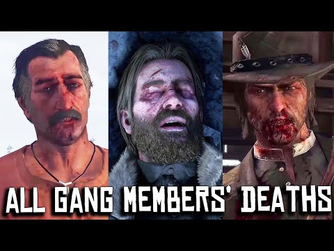 Red Dead Redemption 2 & 1 - All Gang Members' Deaths (from Davey to Abigail) [PC, 4K]