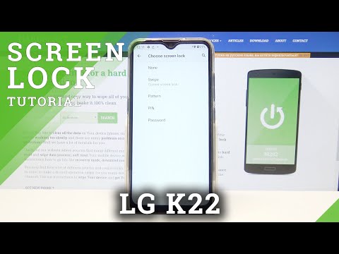 How to Set Up Screen Lock on LG K22 – Change Screen Lock