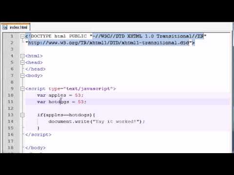 Beginner JavaScript Tutorial 14 if Statement