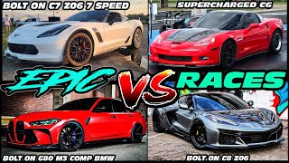 EPIC STREET RACING - C7 Z06 BOLT ONS, G80 M3 COMP, C6 SUPERCHAGRED, C5 Z06, GTR, GT500, ROUSH S550