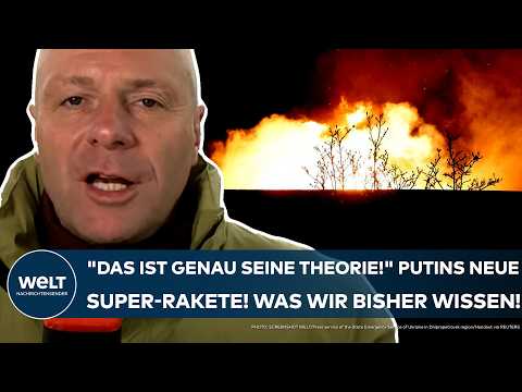 UKRAINE-KRIEG: "Das ist genau seine Theorie!" Putins neue Super-Rakete! Was wir bisher wissen!