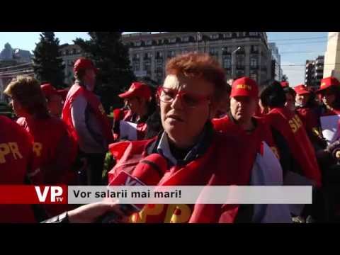 Vor salarii mai mari!