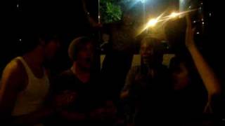 Purple Dog with blessthefall