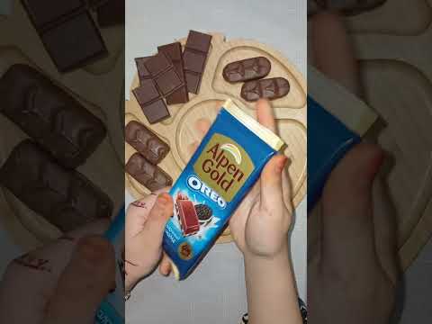 bounty, Alyonka, snickers, Alpen gold, Twix, Nuttella chocolates😋🥰 #asmr  #chocolate  #shorts