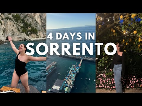 4 Days in Sorrento | Capri, Positano + Pompeii 🌞