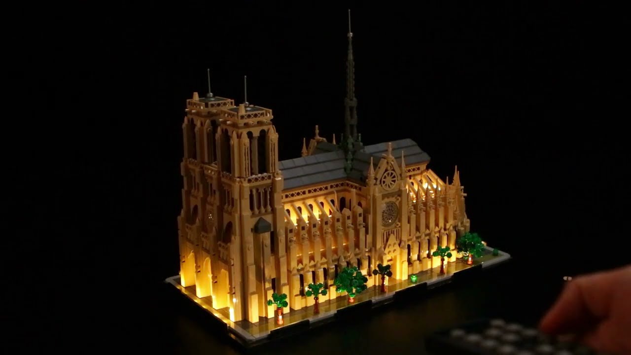 BrickBling LED-Licht-Set für LEGO® Notre-Dame de Paris (21061)
