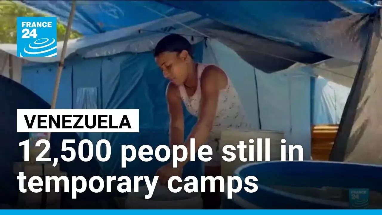 Venezuela: Two months after the quake, 12,500 people still live in temporary camps • FRANCE 24