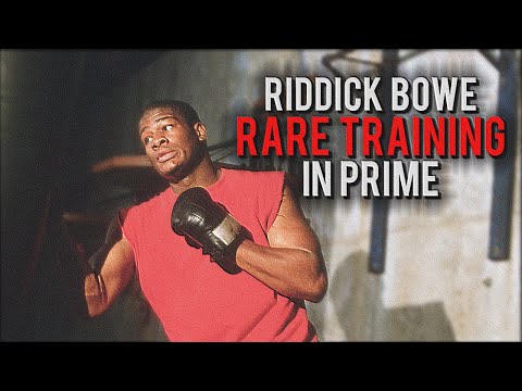 Riddick Bowe RARE Training In Prime