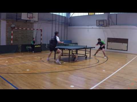 Axel Rösch - André Spalteholz 3:2; SG Clara Zetkin Leipzig - TTV Wurzen