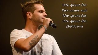 Keen&#39;v - Rien qu&#39;une fois Paroles