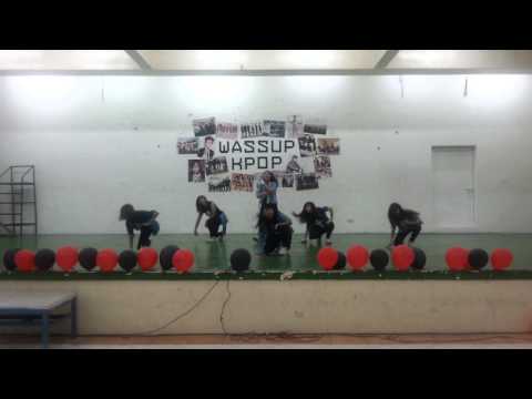 B.A.B @ WASSUP KPOP ! Warrior + Power + No Mercy + One Shot + Badman by B.A.P [131222]