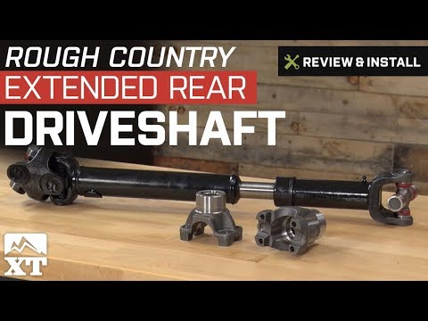 Jeep Wrangler Rough Country Extended Rear Driveshaft, 2007-2011 JK