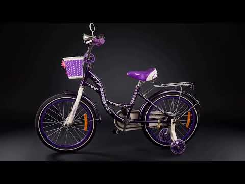 Детский велосипед Favorit Butterfly 20 (розовый) BUT-Y20RS - видео 1