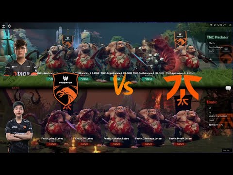 10 Pudge All Mid l TNC vs Fnatic Showmatch