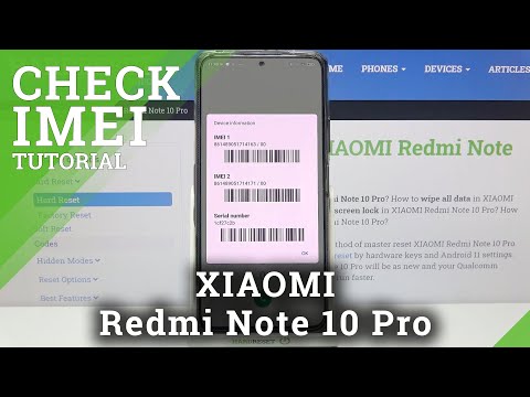 How to Verify IMEI & Serial Number in XIAOMI Redmi Note 10 Pro – IMEI Status