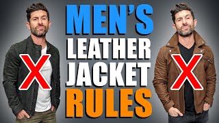 How To PROPERLY Wear a Leather Jacket! (Top 6 Leather Wearing Do