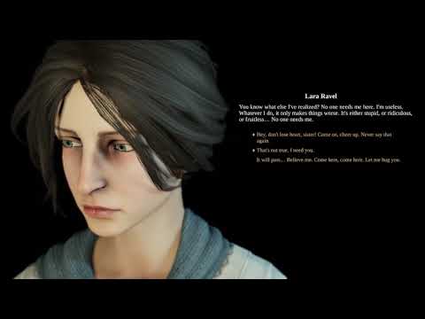 Day 11 - Lara Dialogue with hugging