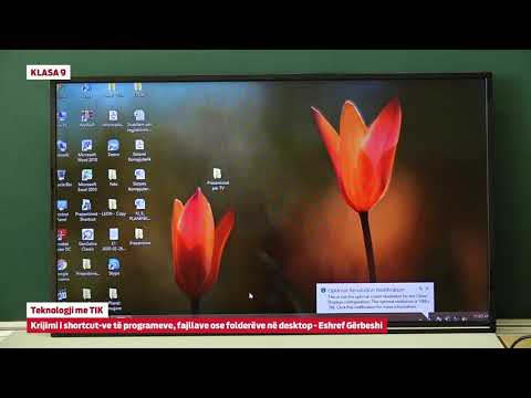 e Mesimi Klasa 9 - 9591 Teknologji me TIK Krijimi i shortcut eve te programeve, fajllave dhe foll...