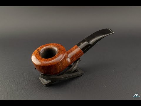 Sixten Ivarsson Designed Stanwell Silke Brun Bent Pot Saddle Stem (95) 9mm *SOLD*