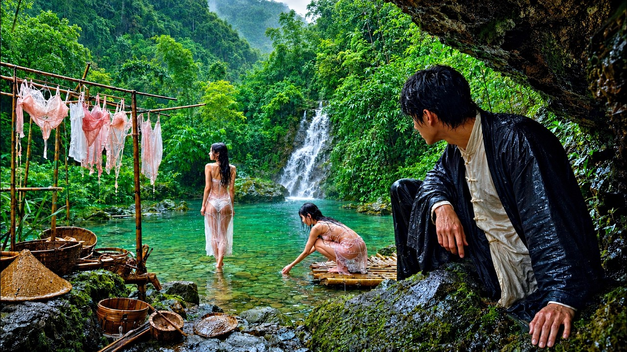 طُرد من الجبل بعد تجسسه على حسناء، لكنه إله الحرب الأقوى ومديرات فاتنات يردن طفلاً منه!