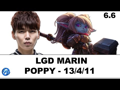 LGD Marin - Poppy vs Maokai - Kr Ranked